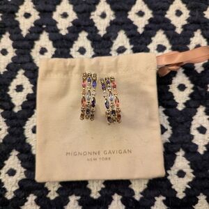 Mignonne Gavigan Gold and Multicolor Earrings